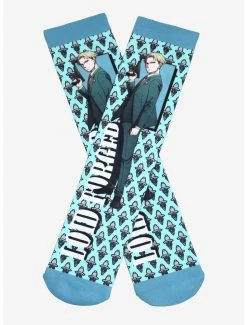 Promo 🥰 Spy X Family Loid Forger Character Crew 🧦 Socks - BoxLunch Exclusive 👍