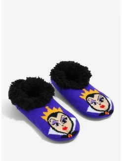 Best reviews of ✨ Disney Villains Evil Queen Portrait Slipper 🧦 Socks - BoxLunch Exclusive 👍