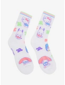 Best reviews of 😀 Boxlunch Sanrio Hello Kitty And Friends Ghosties Crew 🧦 Socks 🔔