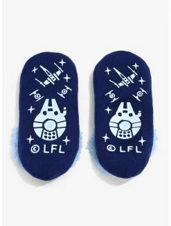 Deals ⌛ Star Wars Chibi Chewbacca Fleece Slipper 🧦 Socks - BoxLunch Exclusive ✨ -Boxlunch Shop unnamed file 1112