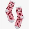 Cheap 🔥 Sanrio Hello Kitty And Friends Apple Gingham Crew 🧦 Socks - BoxLunch Exclusive 💯