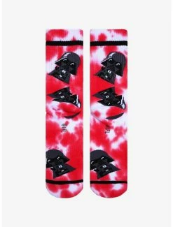 Best Pirce ⭐ Star Wars Chibi Darth Vader Tie-Dye Crew 🧦 Socks - BoxLunch Exclusive ✔️ -Boxlunch Shop unnamed file 1130