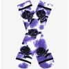 Hot Sale ❤️ Marvel Black Panther Chibi T'Challa Tie-Dye Crew 🧦 Socks - BoxLunch Exclusive 🧨