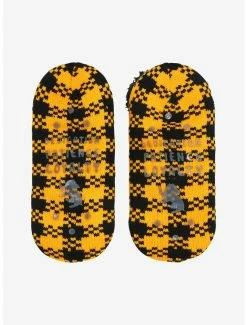 Cheap 🔔 Harry Potter Hufflepuff Plaid Fleece Slipper 🧦 Socks - BoxLunch Exclusive 👍 -Boxlunch Shop unnamed file 1139
