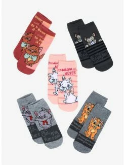 New 🛒 Boxlunch Disney Cats Portraits Sock Set 👍