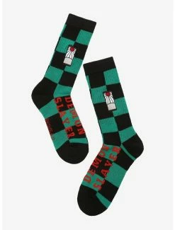 Best reviews of 😉 Demon Slayer: Kimetsu No Yaiba Tanjiro Kamado Crew 🧦 Socks - BoxLunch Exclusive ⌛