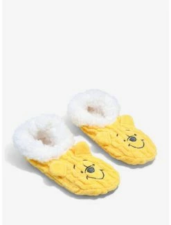 Best reviews of ๐ Disney Winnie The Pooh Figural Fleece Slipper ๐งฆ Socks - BoxLunch Exclusive ๐