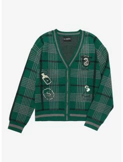 Best Sale 🤩 Harry Potter Slytherin 👩 Women's Cardigan - BoxLunch Exclusive ✨