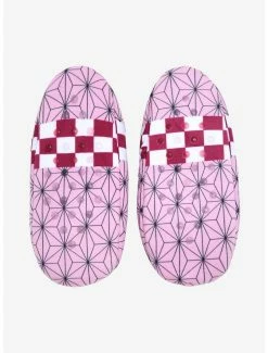 Cheapest 🌟 Demon Slayer: Kimetsu No Yaiba Nezuko Kamado Kimono Pattern Slipper 🧦 Socks - BoxLunch Exclusive 👍 -Boxlunch Shop unnamed file 1164