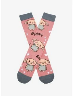 Top 10 🔥 Harry Potter Chibi Dobby Allover Print Crew 🧦 Socks - BoxLunch Exclusive 👍