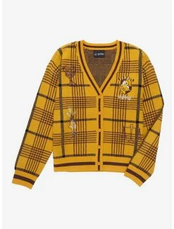 Cheapest ⭐ Harry Potter Hufflepuff 👩 Women's Cardigan - BoxLunch Exclusive ❤️