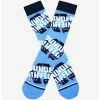 Wholesale 🎁 The Office Dunder Mifflin Allover Print Logo Crew 🧦 Socks - BoxLunch Exclusive ✨