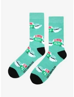 Brand new 🎁 Friends Central Perk Allover Print Logo Crew 🧦 Socks - BoxLunch Exclusive 🔔 -Boxlunch Shop unnamed file 1196