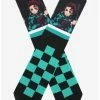 Brand new 😀 Boxlunch Demon Slayer: Kimetsu No Yaiba Tanjiro Kamado Portrait Crew 🧦 Socks 🧨