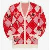 Cheap ⭐ DC Comics Harley Quinn Diamond Cardigan - BoxLunch Exclusive 😍