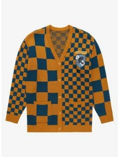 Wholesale ✔️ Harry Potter Ravenclaw Checkered 👩 Women's Cardigan - BoxLunch Exclusive 👏