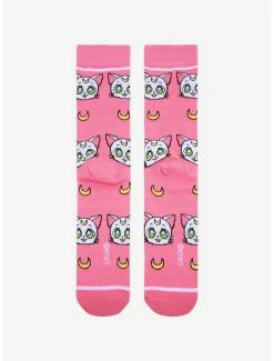 Buy 🔥 Sailor Moon Luna & Artemis Crew 🧦 Socks - BoxLunch Exclusive 🛒 -Boxlunch Shop unnamed file 1269