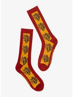 Brand new ❤️ Harry Potter Gryffindor Lion Mascot Crew 🧦 Socks - BoxLunch Exclusive ⭐