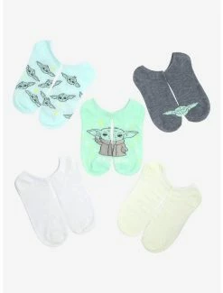 Budget 💯 Boxlunch Star Wars The Mandalorian Grogu Sock Set 😀