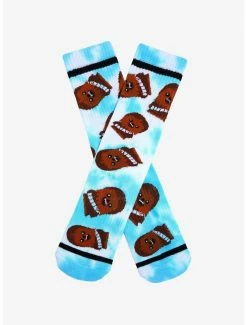 Best reviews of 🔥 Star Wars Chibi Chewbacca Tie-Dye Crew 🧦 Socks - BoxLunch Exclusive 🎉