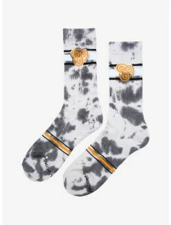 Best deal 🛒 Avatar: The Last Airbender Airbending Symbol Tie-Dye Crew 🧦 Socks - BoxLunch Exclusive 💯 -Boxlunch Shop unnamed file 1387