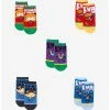 Buy ❤️ Neon Genesis Evangelion Chibi Characters Ankle Sock Set - BoxLunch Exclusive 🧨