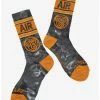 Brand new 🌟 Avatar: The Last Airbender Air Nomads Acid Wash Crew 🧦 Socks - BoxLunch Exclusive ⌛