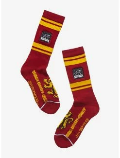 Best Sale โญ Harry Potter Gryffindor Quidditch Crew ๐งฆ Socks - BoxLunch Exclusive ๐