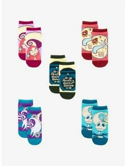 Cheap 🌟 Disney The Nightmare Before 🎄 Christmas Deadly Nightshade & Characters Sock Set - BoxLunch Exclusive 💯