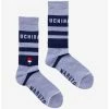 Discount 🥰 Naruto Shippuden Uchiha Clan Mesh Crew 🧦 Socks - BoxLunch Exclusive 💯