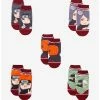 Wholesale 😉 Naruto Shippuden Akatsuki Members Sock Set - BoxLunch Exclusive ⌛