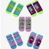 Discount 🔥 Disney Pixar Monsters, Inc. We Scare Because We Care Sock Set - BoxLunch Exclusive 😉