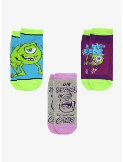 Discount 🔥 Disney Pixar Monsters, Inc. We Scare Because We Care Sock Set - BoxLunch Exclusive 😉 -Boxlunch Shop unnamed file 1467