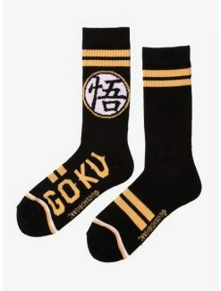 Discount ✨ Dragon Ball Z Goku Symbol Crew 🧦 Socks - BoxLunch Exclusive 🔔 -Boxlunch Shop unnamed file 1479