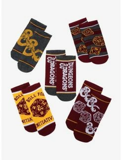 Best Sale 🧨 Dungeons & Dragons Allover Print Crew Sock Set - BoxLunch Exclusive ⭐