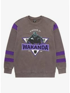 Buy 🤩 Marvel Black Panther Kingdom Of Wakanda Crewneck - BoxLunch Exclusive ⭐