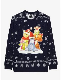 Hot Sale 🛒 Boxlunch Disney Winnie The Pooh Pooh & Friends Holiday Sweater ⭐