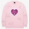 Outlet 🎁 Disney Princess Once Upon A Time Heart Crewneck - BoxLunch Exclusive 👍