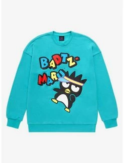 Deals 😍 Sanrio Badtz-Maru Portrait Crewneck - BoxLunch Exclusive 👍