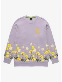 Wholesale ✨ Disney Tangled Rapunzel Embroidered Crewneck - BoxLunch Exclusive 🌟