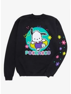 Brand new 🔔 Sanrio Pochacco 🌞 Summer Floral Crewneck - BoxLunch Exclusive 🎁