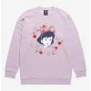 Best Sale ❤️ Boxlunch Our Universe Studio Ghibli Kiki's Delivery Service Kiki Portrait Crewneck 🔔