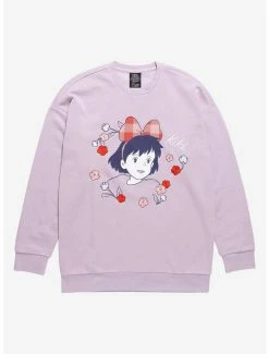 Best Sale ❤️ Boxlunch Our Universe Studio Ghibli Kiki's Delivery Service Kiki Portrait Crewneck 🔔