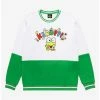 Outlet 😉 Sanrio Keroppi Embroidered Panel Crewneck - BoxLunch Exclusive 🥰