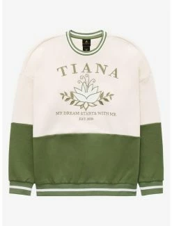 Discount 🔥 Disney The Princess And The Frog Tiana My Dream Starts With Me Crewneck - BoxLunch Exclusive 🛒