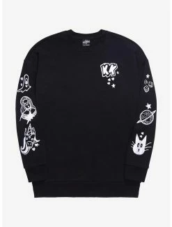 Cheapest 😍 Boxlunch Our Universe Marvel Ms. Marvel Kamala's Doodles Crewneck 💯