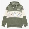 Budget 👍 Studio Ghibli My Neighbor Totoro Forest Sprites Panel Hoodie - BoxLunch Exclusive 🔔