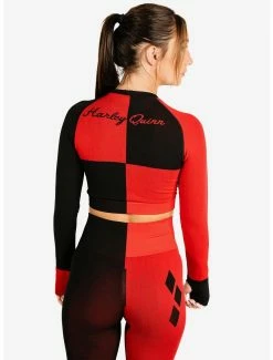 Budget 🛒 Boxlunch DC Comics Harley Quinn Athletic Leggings And Long Sleeve Top Set ⭐ -Boxlunch Shop unnamed file 18