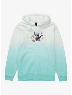Discount ❤️ Disney Lilo & Stitch Hawaiian Roller Coaster Ride Ombre Hoodie - BoxLunch Exclusive 🤩