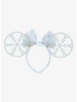 Outlet 🔥 Disney Snowflake Minnie Mouse Ears - BoxLunch Exclusive 🤩 -Boxlunch Shop unnamed file 202